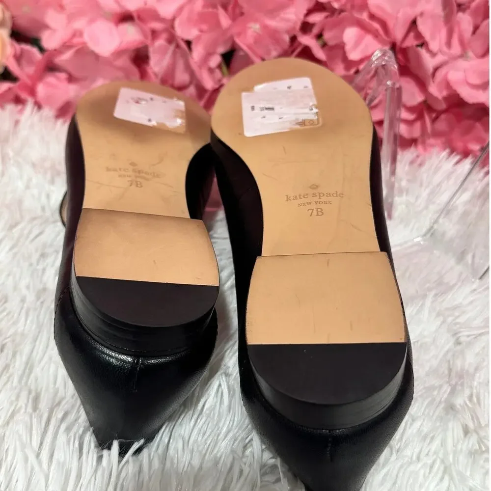 KATE SPADE City Lights Loafers Black Sz 7 NEW